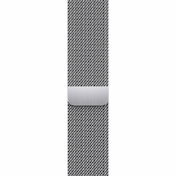 Apple Watch Series 7 GPS + Cellular 45 mm Silver Stainless Steel Case with Milanese Loop - MKJW3HN/A
