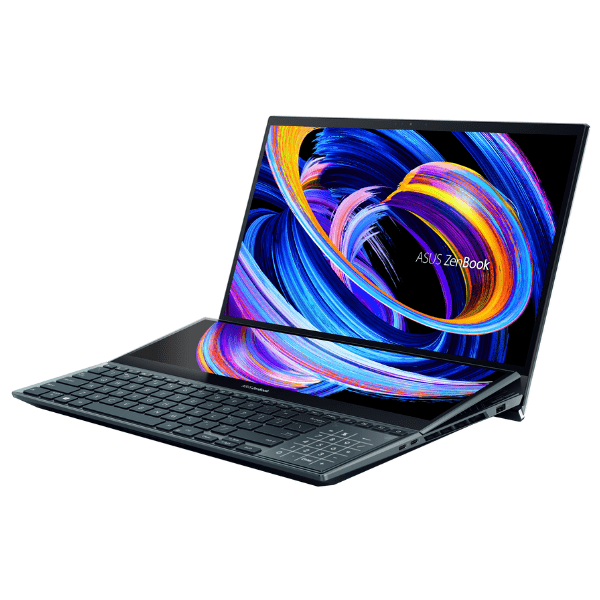 Asus ZenBook Pro Duo 15 OLED Notebook - UX582HM-H701WS 11th Gen Intel Core i7 16 GB RAM 1 TB SSD 15.6" Windows 11 Home Blue