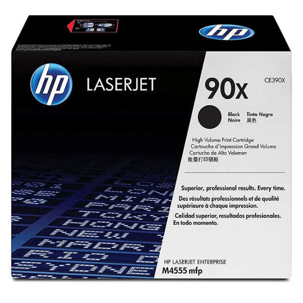 HP 90X High Yield Black LaserJet Toner Cartridge (CE390X)
