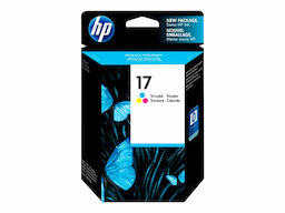 HP 17 - colour (cyan, magenta, yellow) - original - ink cartridge