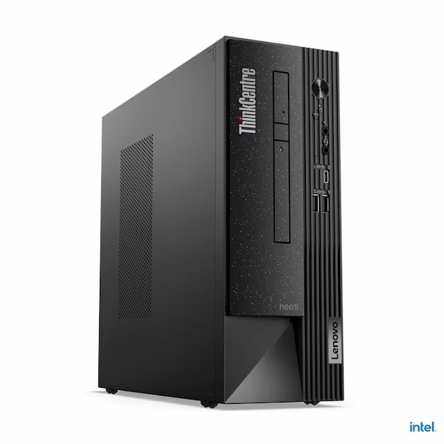 Lenovo 11T0S07100 ThinkCentre neo 50s Desktop, Integrated Intel UHD Graphics 730, 1x 8GB UDIMM DDR4-3200, 512GB SSD M.2 2280 PCIe 4.0x4 NVMe Opal 2.0, Black