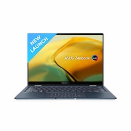 ASUS Zenbook 14 Flip OLED UP3404VA-KN742WS, Ponder Blue Laptop, Intel Core i7-1360P EVO, 16GB LPDDR5, 512GB PCIe 4.0, 14.0-inch , 2.8K (2880 x 1800), Windows 11 Home with MS Office