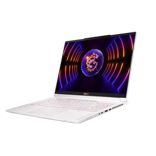 MSI 9S7-14K111-044 Stealth 14 Studio A13VF Laptop Raptor Lake i7-13700H Processor, NVIDIA GeForce RTX 4060 Graphics, DDR5 8GB x 2, 1 TB SSD, Windows 11 Home, 14 Inch Display - White