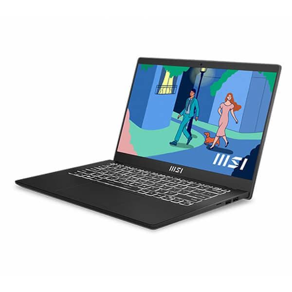 MSI 9S7-14J112-220 Modern 14 C12M 220 IN Laptop, 14 inch, 12th Gen Intel Core i5 Processor, 8 GB DDR4, 512 GB SSD, Windows 11 Home, Black