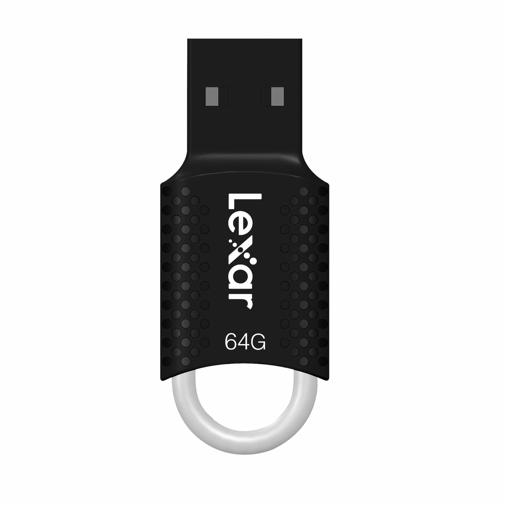 Lexar LJDV40-64GAB JumpDrive V40 64GB USB Flash Drive - Black