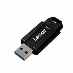 Lexar LJDS080064G-BNBNG JumpDrive S80 64 GB USB 3.1, 150 Mbps Read Speed Pen Drive - Black