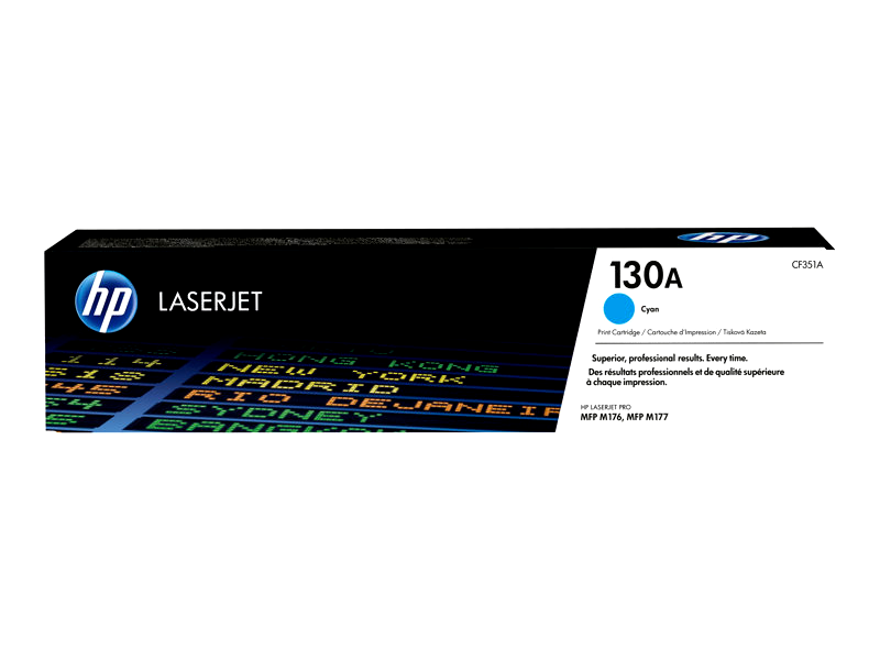HP 130A - cyan - original - LaserJet - toner cartridge (CF351A)