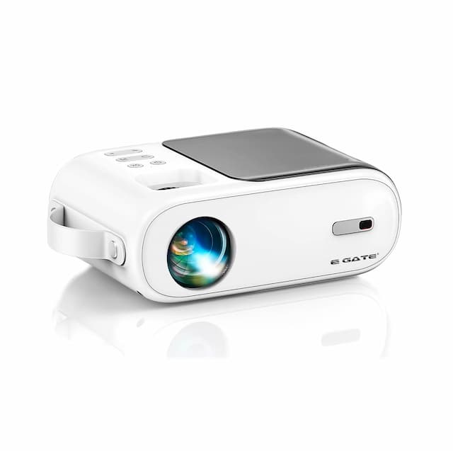 Egate EI9027 I9 Pro With Keystone Bluetooth & Tripod, HD 720p Native, 180 ANSI, 381cm Max Screen Bluetooth In-Out, Vertical Keystone, Projector