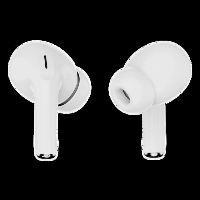 Hammer Screen TWS India's First True wireless buds with On-Case Smart Display, Touch Screen and Find My Earbuds, White