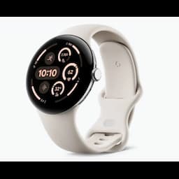 Google GA05736-US Pixel Watch 3, 45mm Smartwatch, Silver/Porcelain